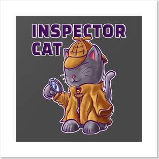 Inspector cat Posters and Art